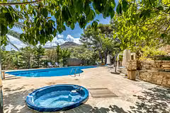 Villa Cala Jacuzzi Area