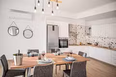 Villa Esperos kitchen and dining