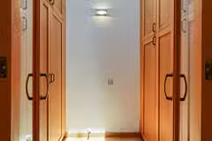 Villa Dione Master Bedroom Walk In Wardrobe