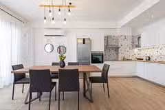 Villa Esperos kitchen and dining