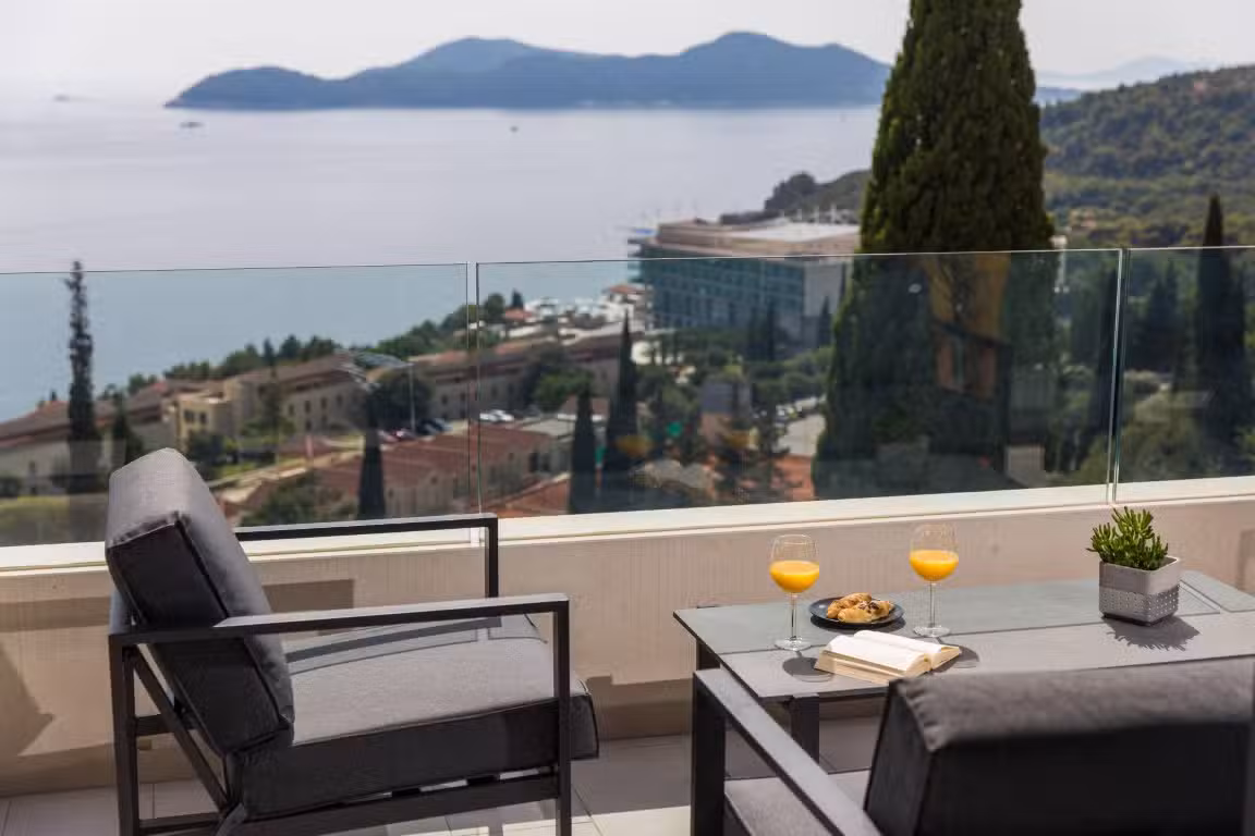 Villa Monte balcony view