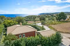 Trapezaki Secret Garden villa view