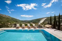 Palazzo Villa pool and sunloungers