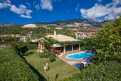 Trapezaki Secret Garden villa view