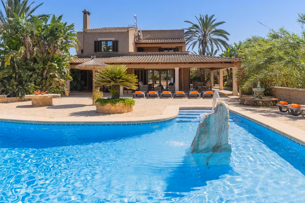 Villa es Jardí pool