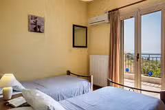 Aphrodite Blue Bedroom