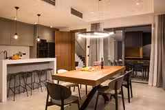 Villa Monte dining area