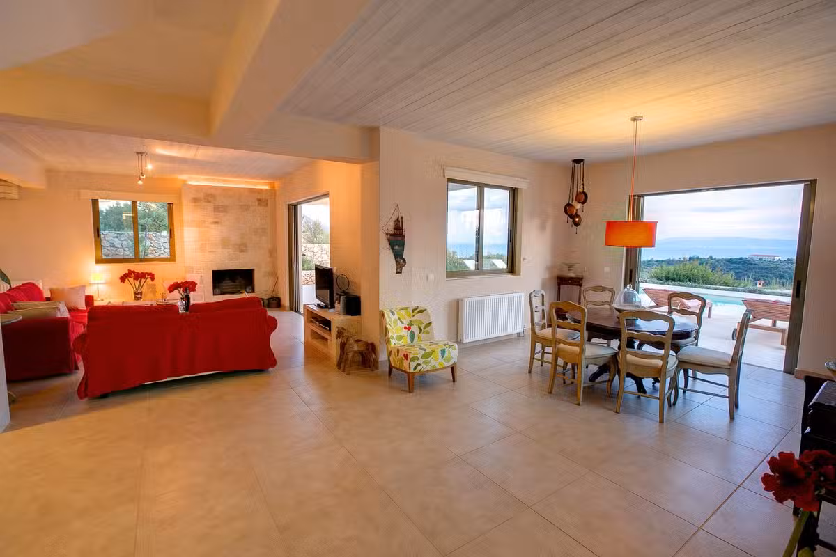 Villa CORALI LIVING ROOM