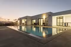 Villa Causel night shot