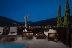 Palazzo Villa terrace night shot