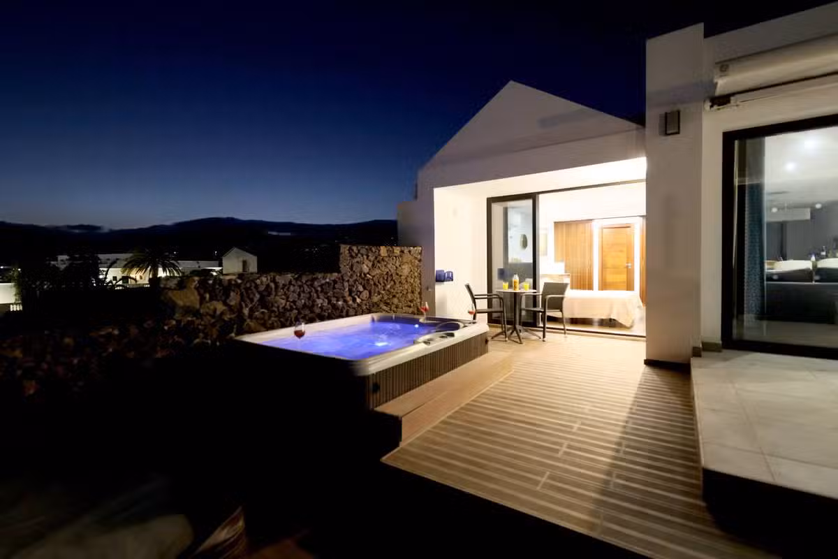 Villa Causel by night