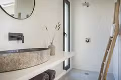 Olive Bay View Bathroom