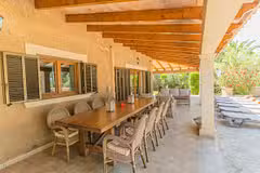 Villa Es Jardi outdoor dining