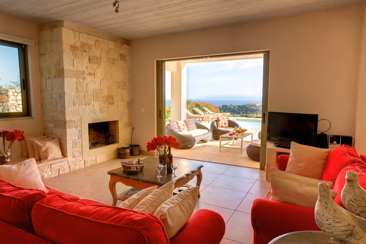 Villa CORALI LIVING ROOM