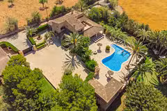 Villa Es Jardi sky view