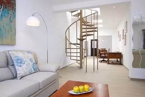 Villa Mirador Mojones staircase and lounge