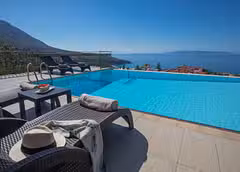 Beach View Villa. Lourdas villas with private pool.
