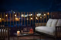 Palazzo Villa terrace night shot