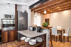 Villa Llenyater kitchen