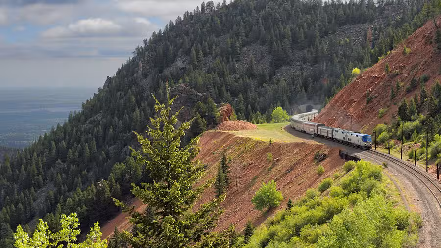 Denver to San Francisco Amtrak rail journey,  Colorado, Utah  and  California