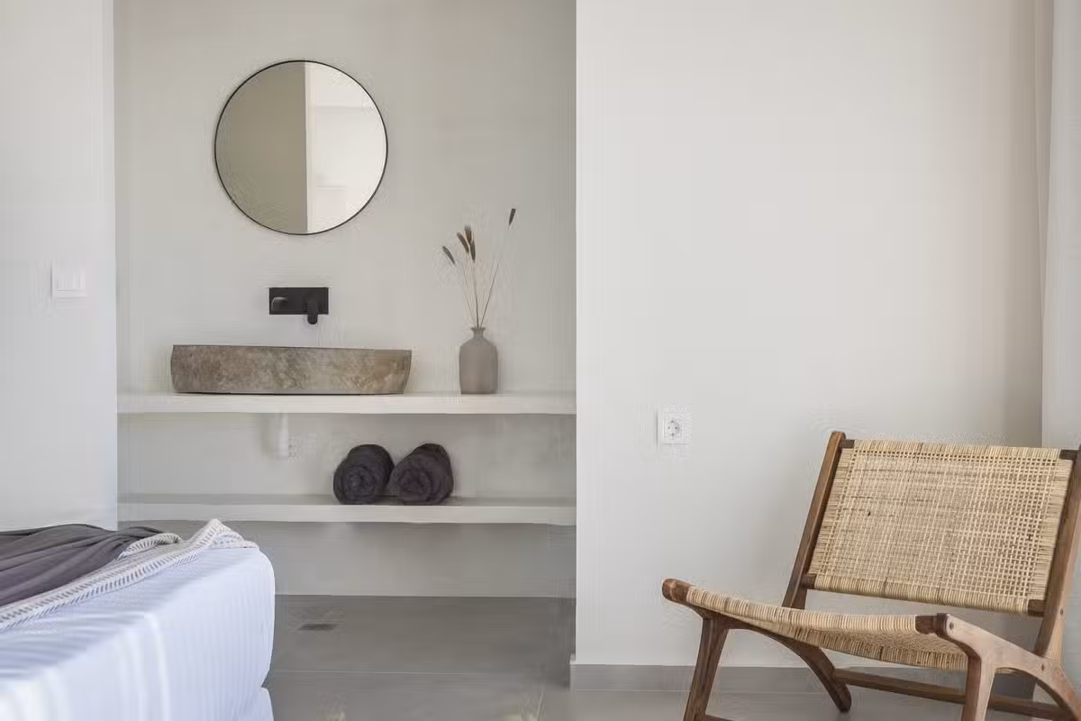 Olive Bay View Bathroom