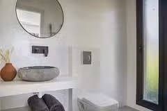Olive Bay View Bathroom