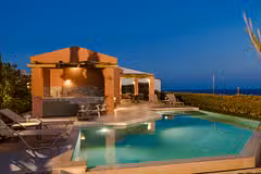 Villa Sea and Sky by Night