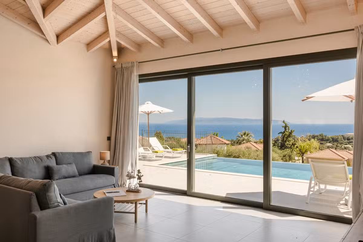 Villa Sciron Lounge and View