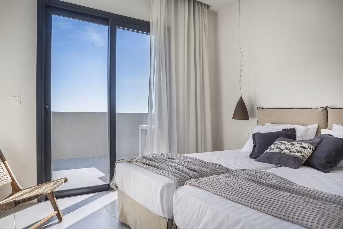 Olive Bay View Bedroom