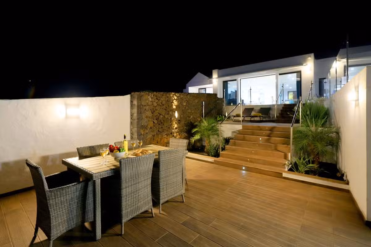 Villa Causel by night