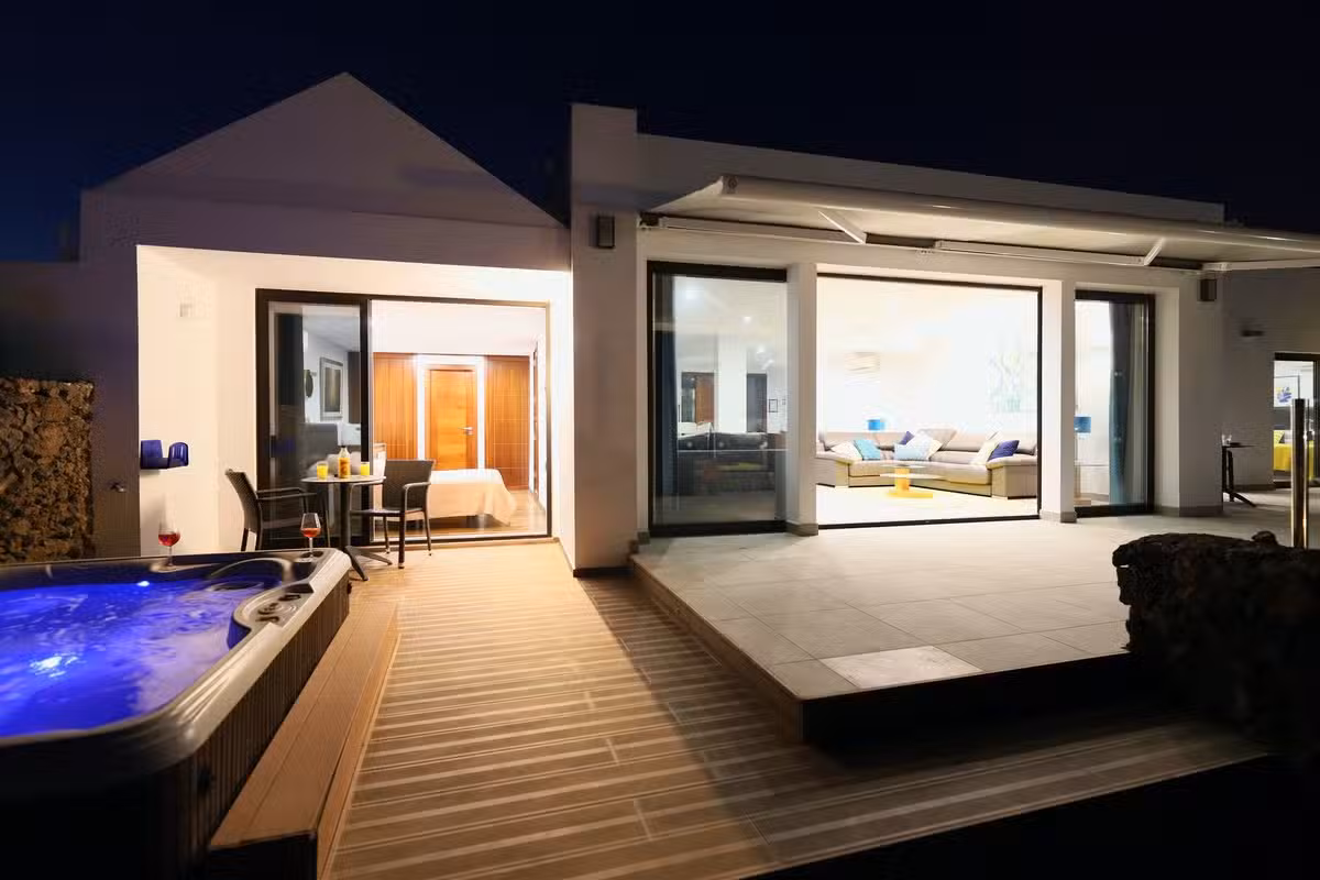 Villa Causel by night