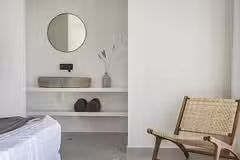 Olive Bay View Bathroom