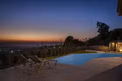 Villa Sea and Sky by Night