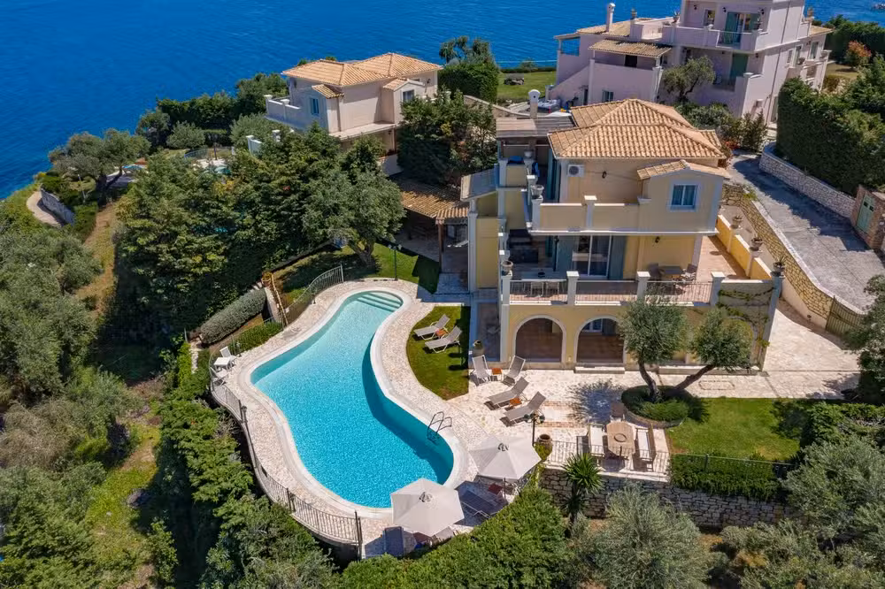Villa Aphrodite - aerial view